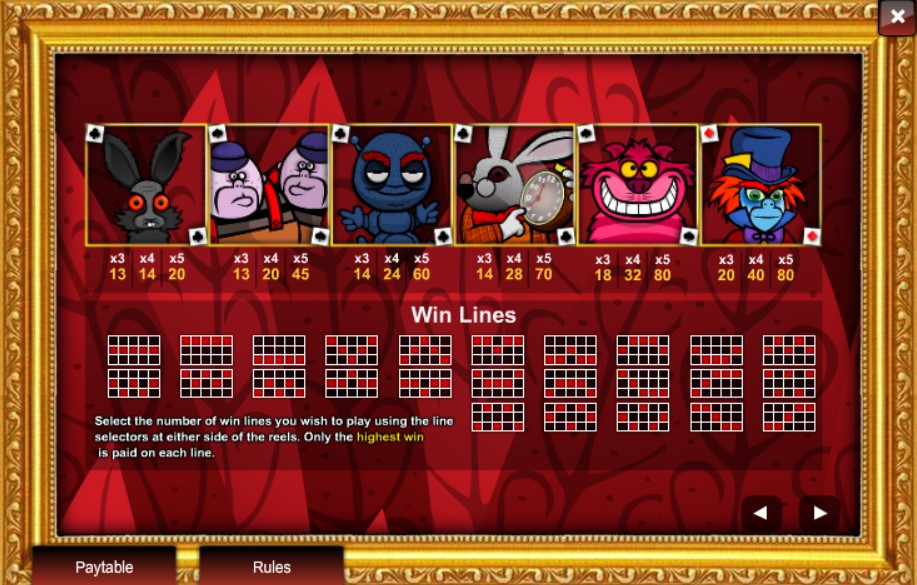 Alice and the Red Queen Slot 1