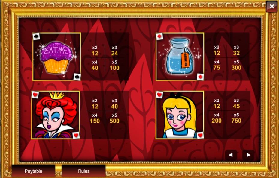 Alice and the Red Queen Slot 2