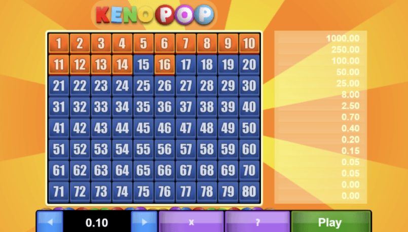 Keno Pop Slot 3