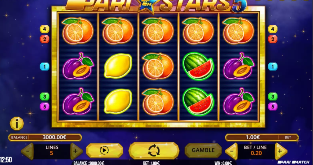 Slot Pari Stars 5 2