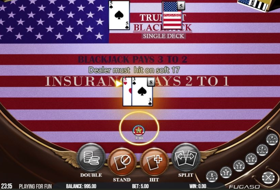 Slot Trump It Blackjack Single Deck 2