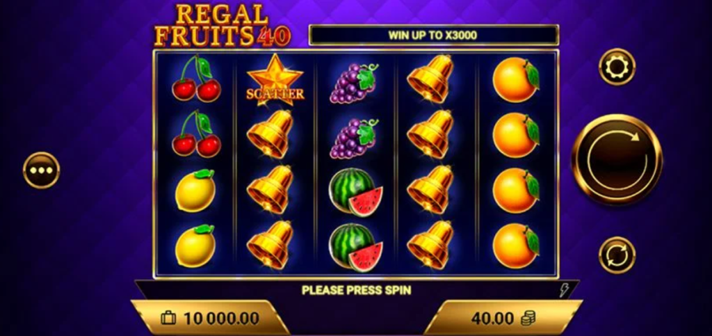 Regal Fruits 40 Slot