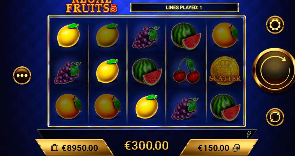 Regal Fruits 5 Slot 